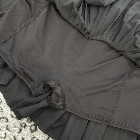 Alo Yoga Grand Slam Tennis Skirt High Waisted, Pleaded Black Size Large - Picture 7 of 7